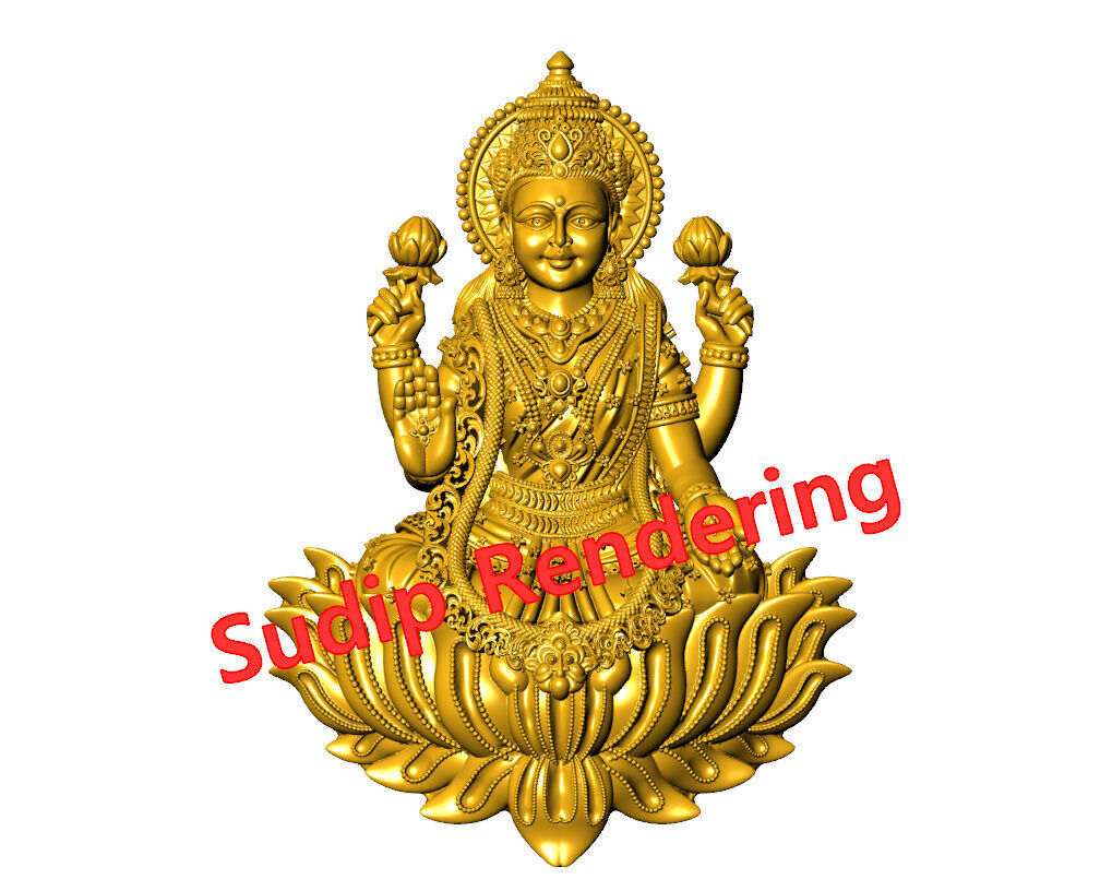 new laxmi ji 52 files 3D print model_43