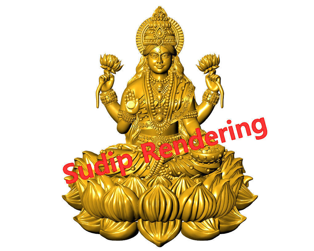 new laxmi ji 52 files 3D print model_28