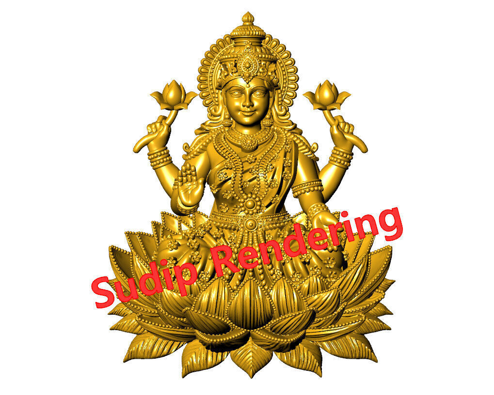 new laxmi ji 52 files 3D print model_50