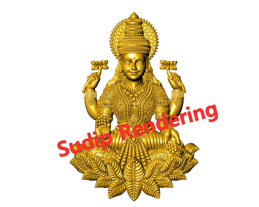 new laxmi ji 52 files 3D print model_42