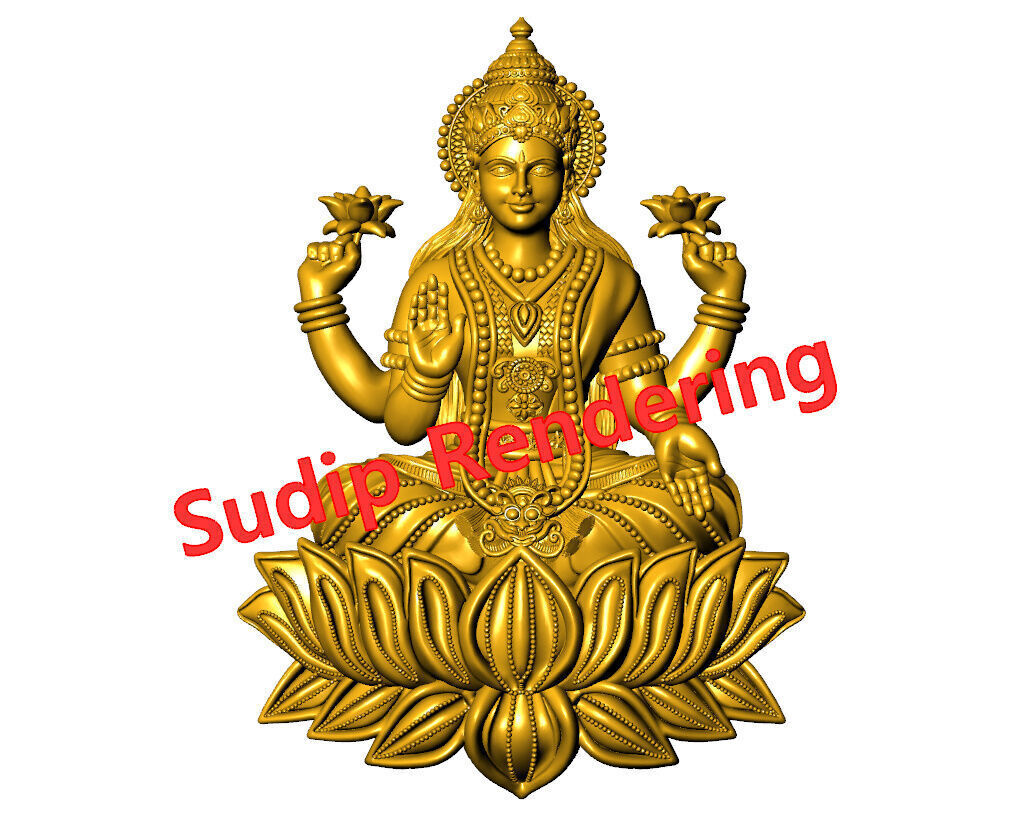 new laxmi ji 52 files 3D print model_17