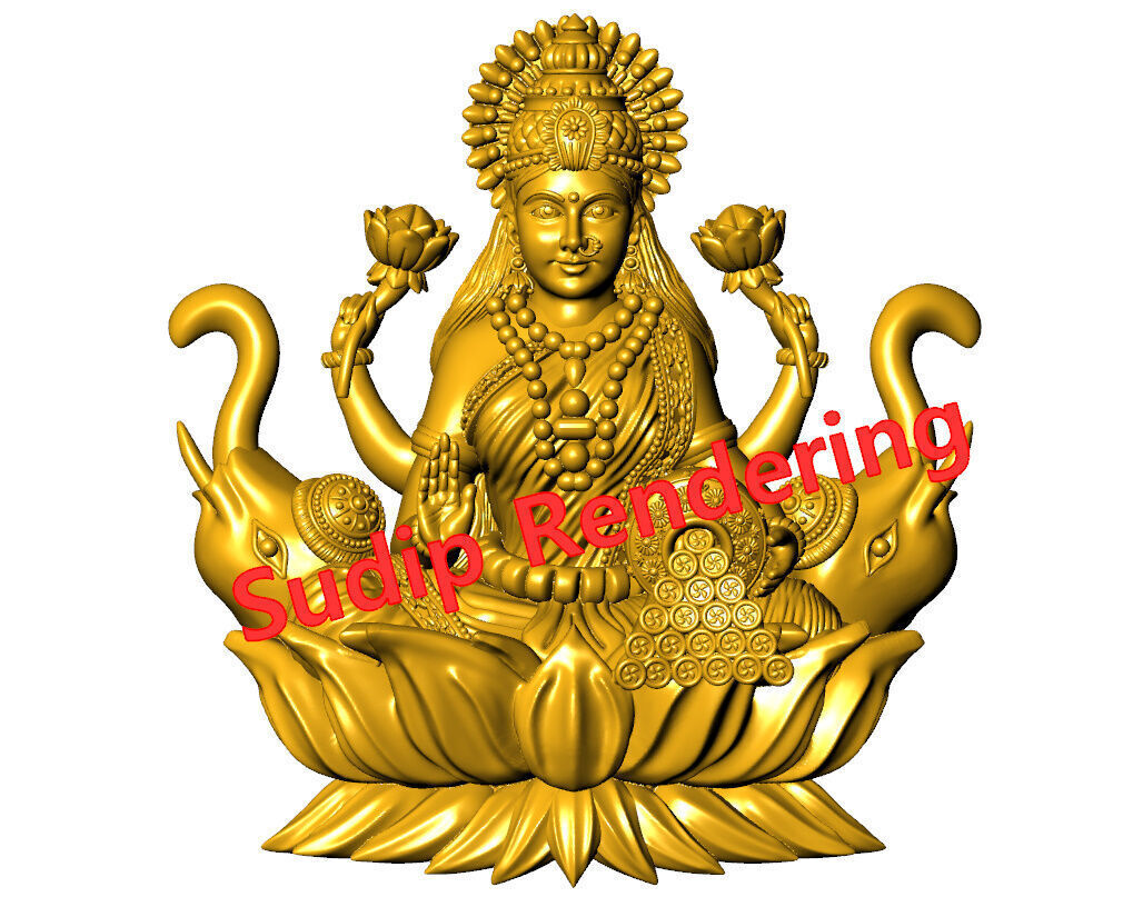 new laxmi ji 52 files 3D print model_27