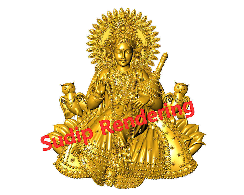 new laxmi ji 52 files 3D print model_47
