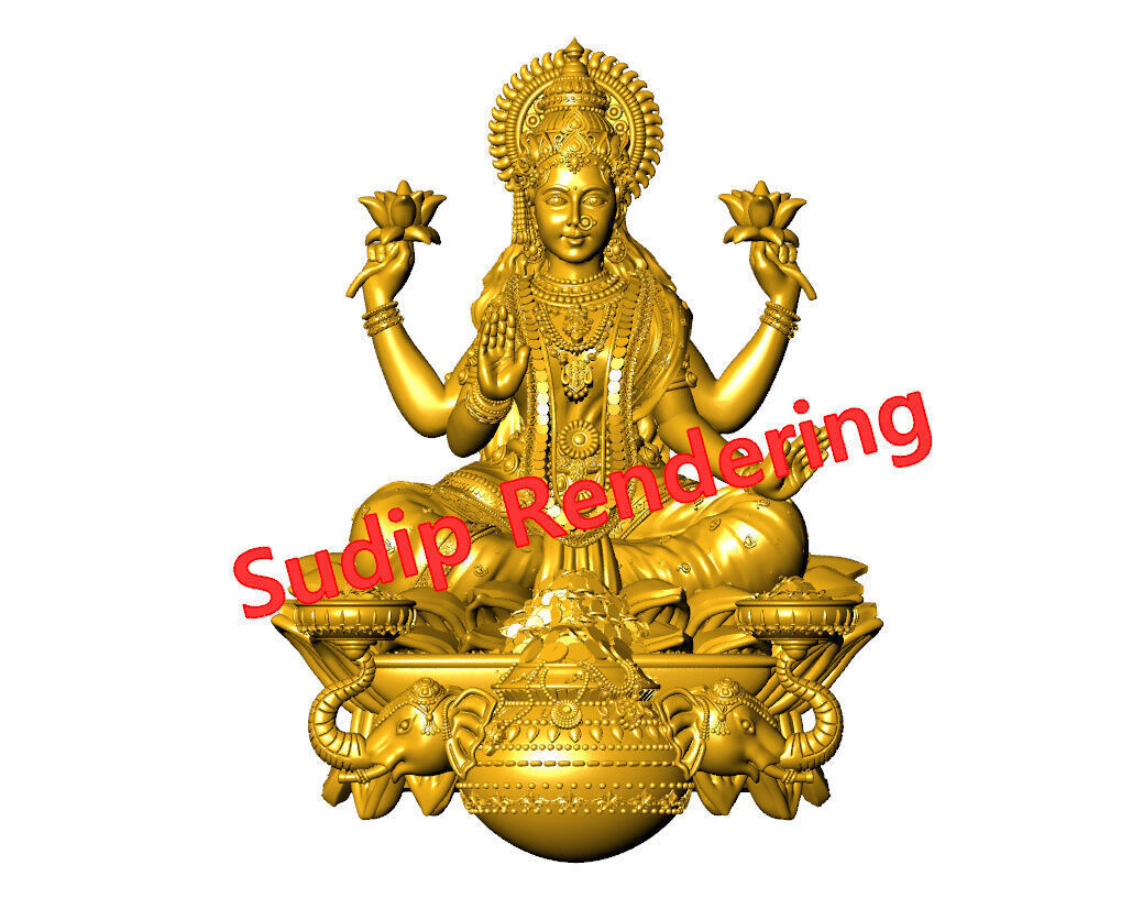 new laxmi ji 52 files 3D print model_20