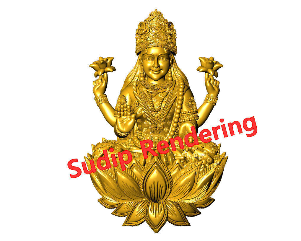 new laxmi ji 52 files 3D print model_51