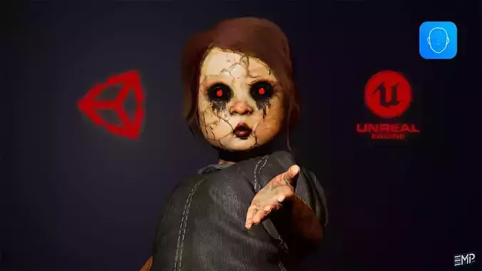 The  Scary toy game character for Horror games
