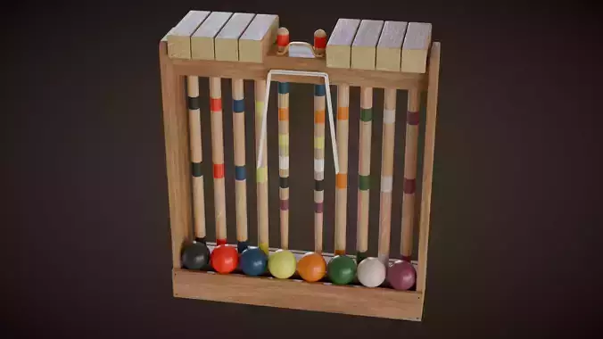 Croquet Game Set 