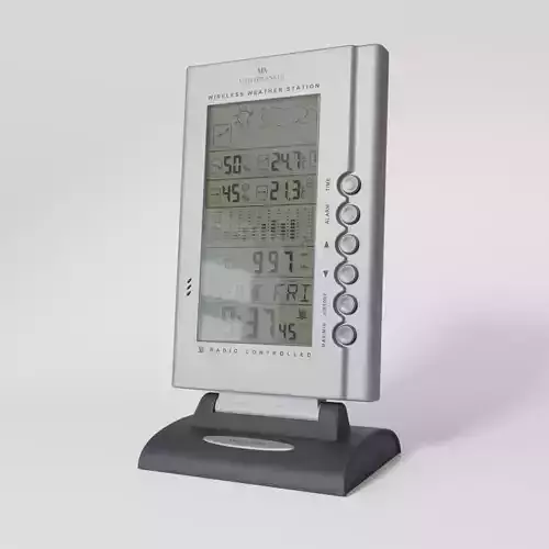 Retro LCD Weather Station with Forecast