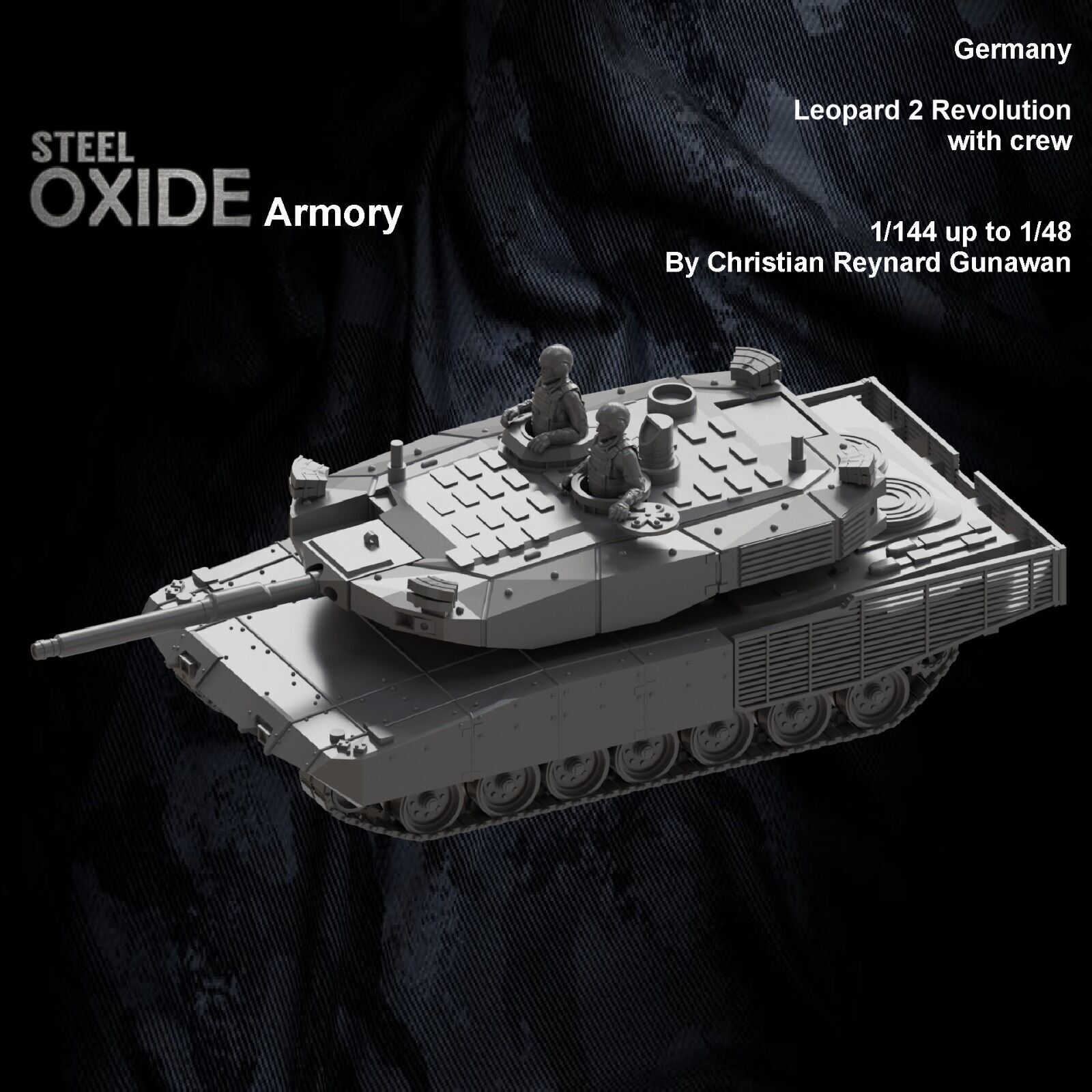 Leopard 2 Revolution for 3D printing 3D print model_1