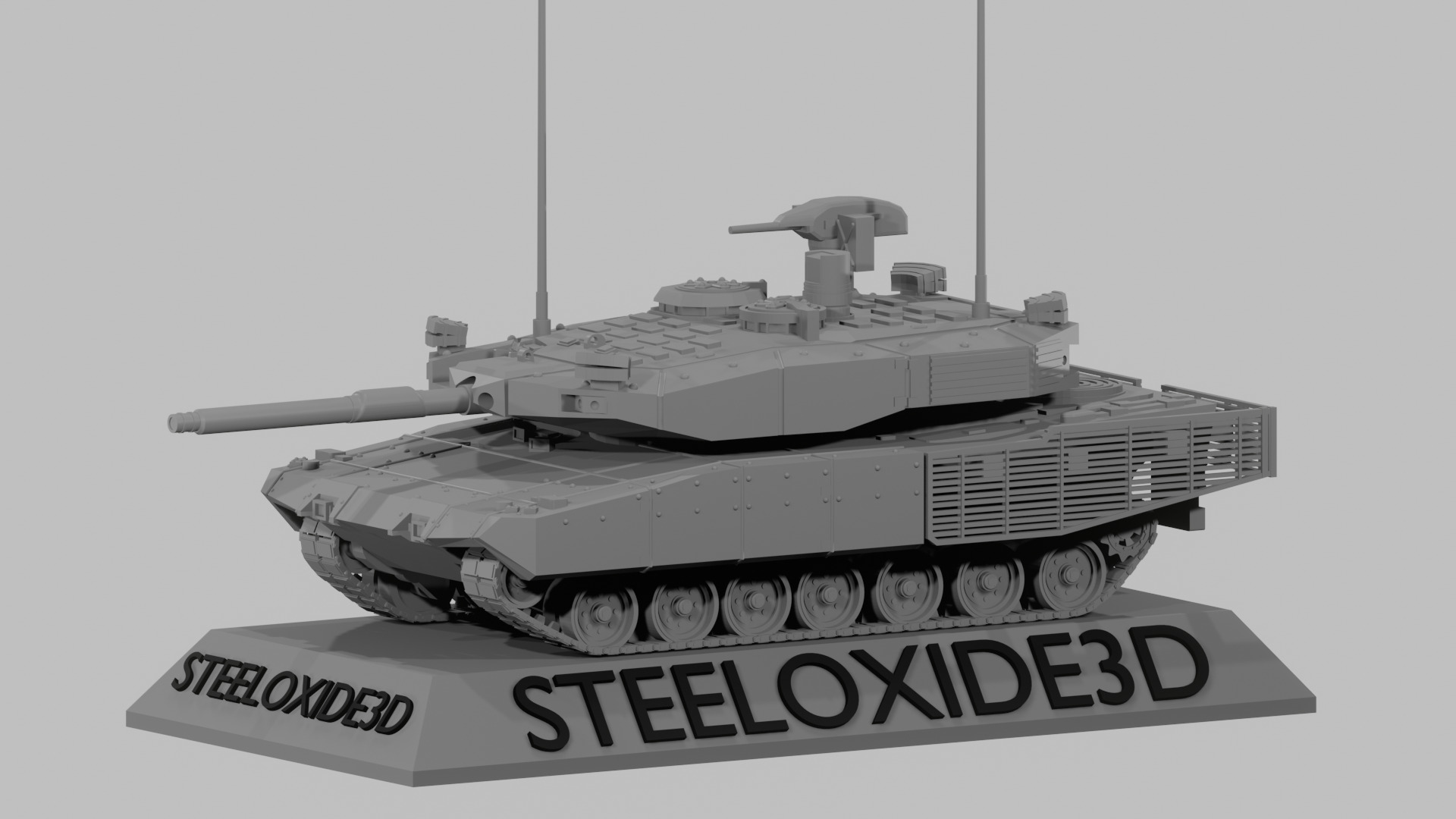 Leopard 2 Revolution for 3D printing 3D print model_10