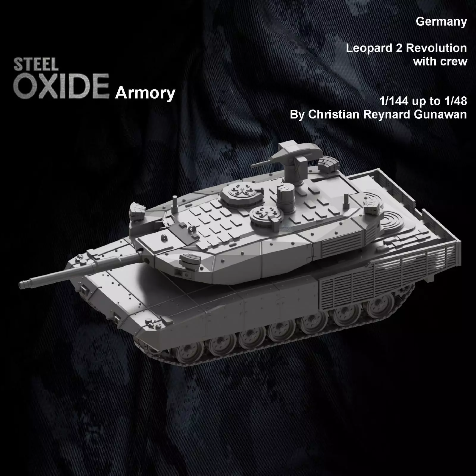 Leopard 2 Revolution for 3D printing 3D print model_0