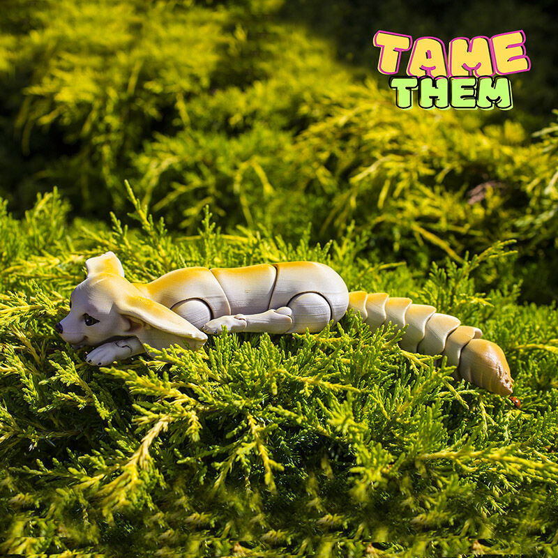 FOX FENNEC CONNECTED TOY long fennec fox ears 3D model_1