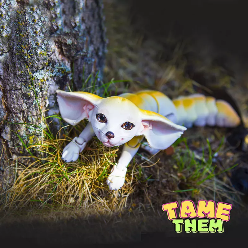 FOX FENNEC CONNECTED TOY long fennec fox ears 3D model_0
