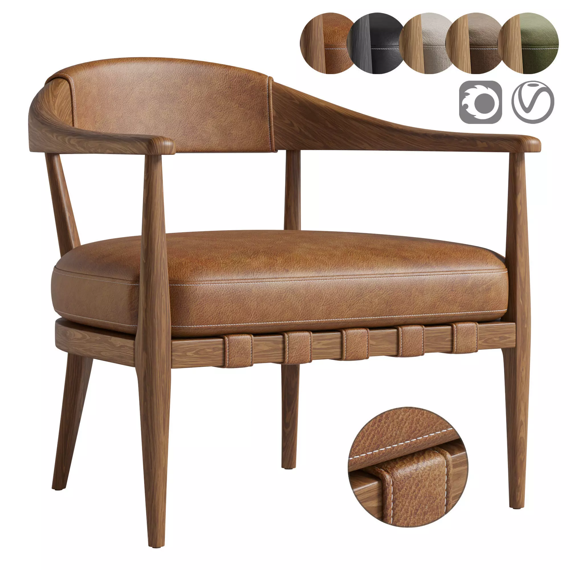 Dane Chair 3D model