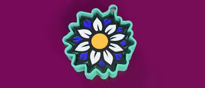 Flower Freshie  Mold for Silicone Casting