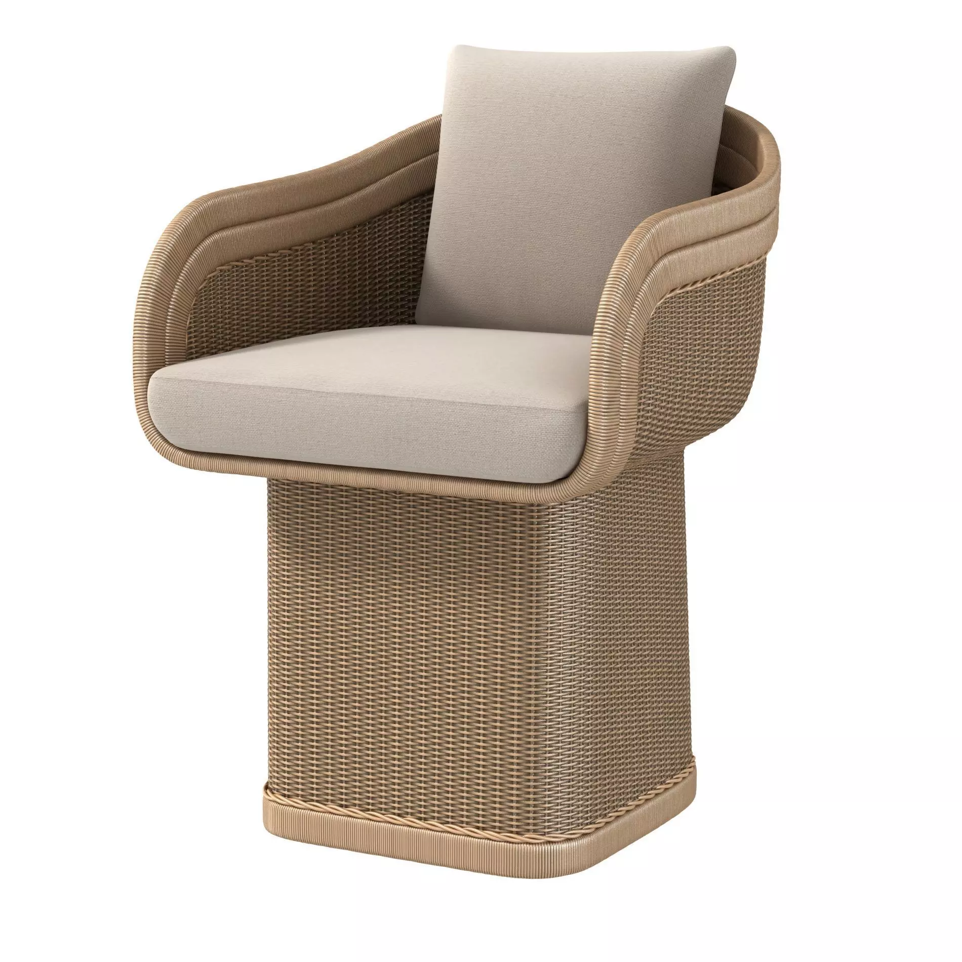 Restoration Hardware Bloom Dining Armchair 3D model