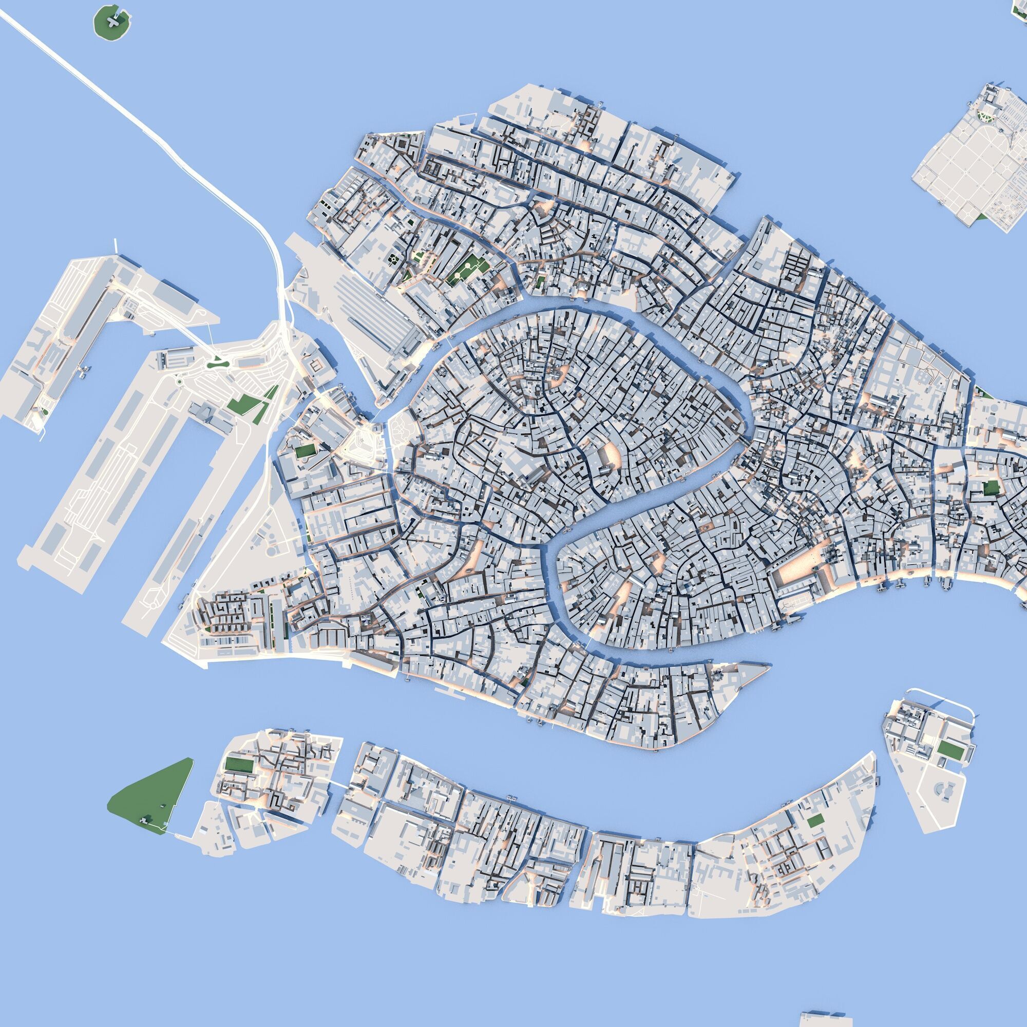 Venice City Italy 3D model_3