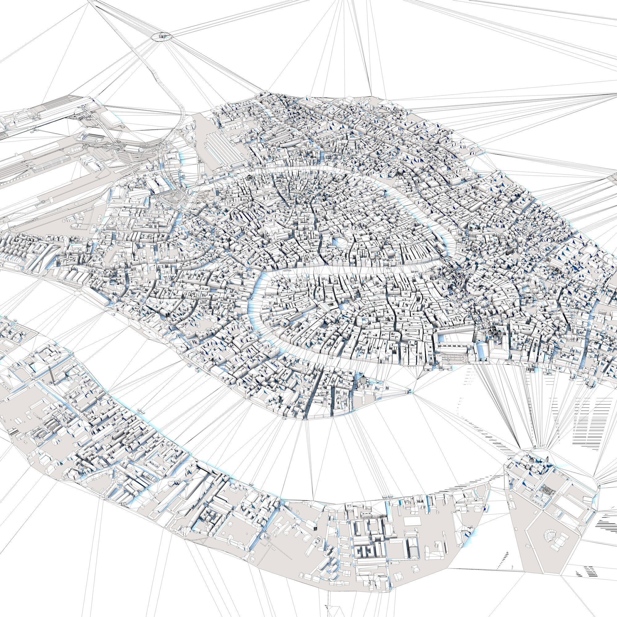Venice City Italy 3D model_8