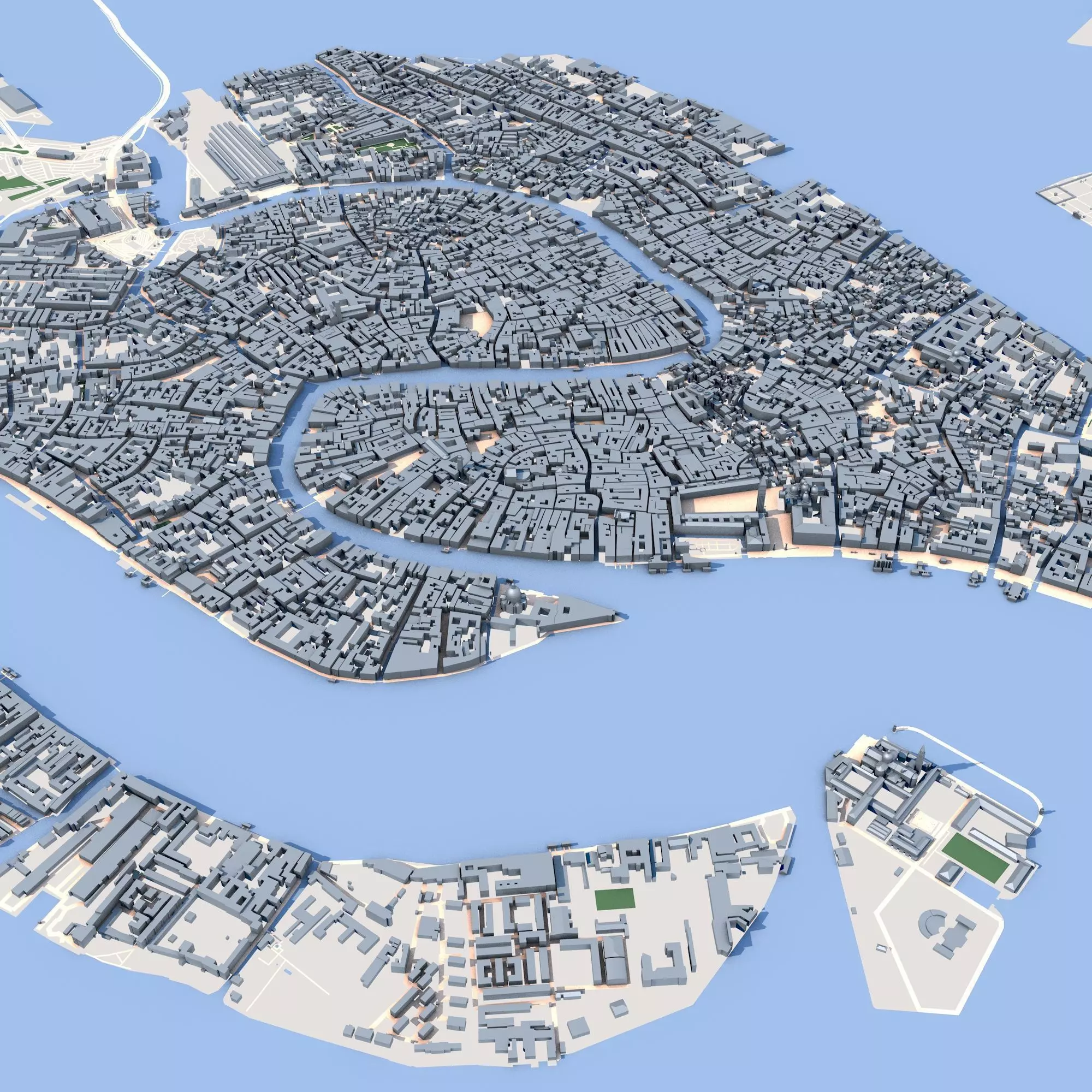 Venice City Italy 3D model_0