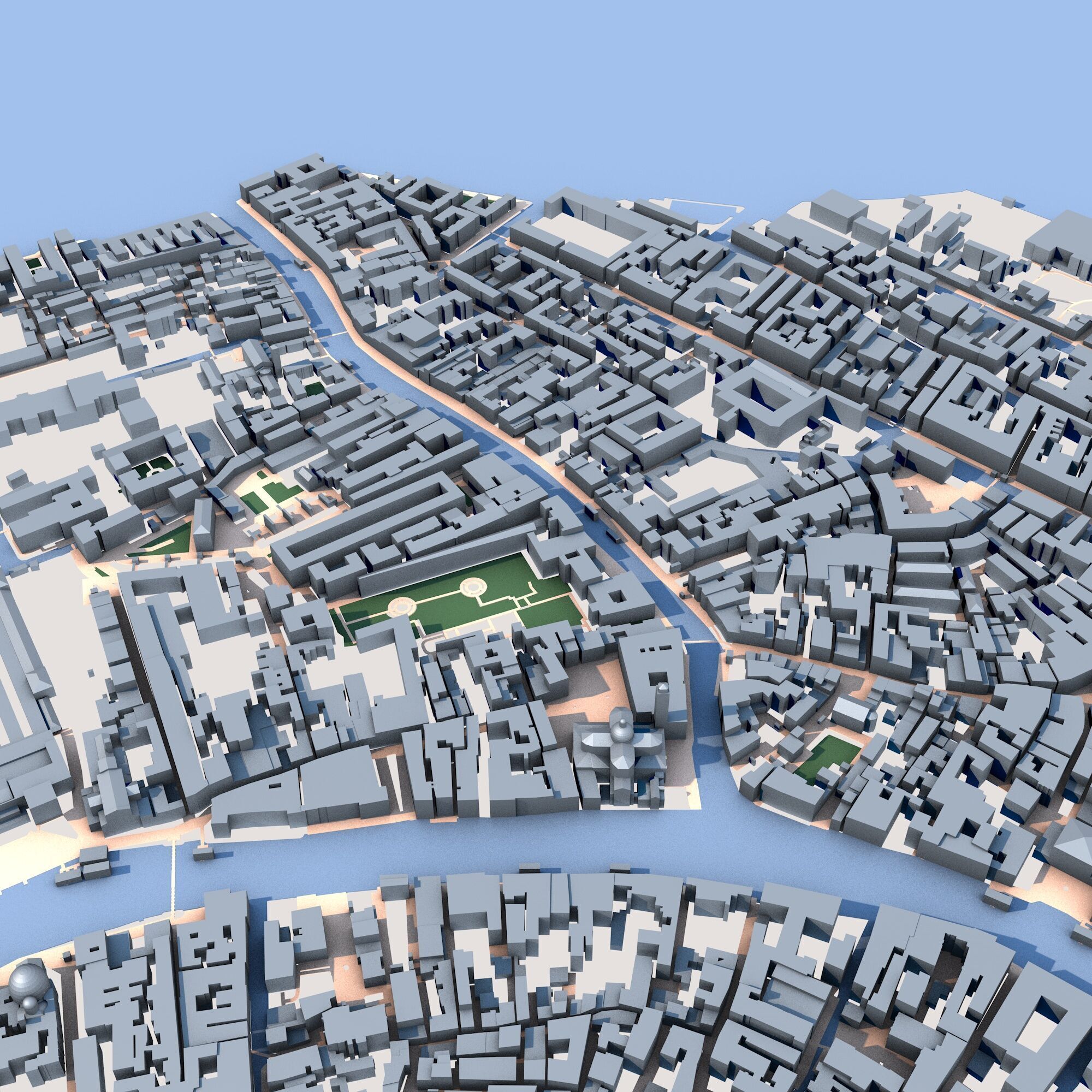 Venice City Italy 3D model_7