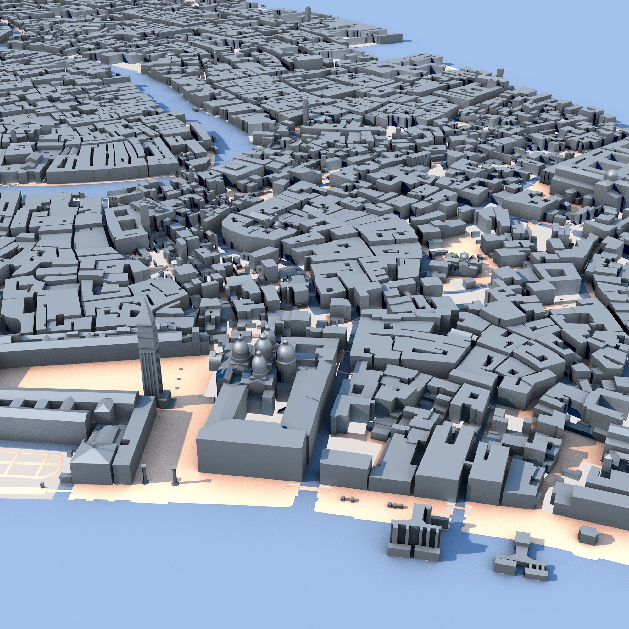 Venice City Italy 3D model_5