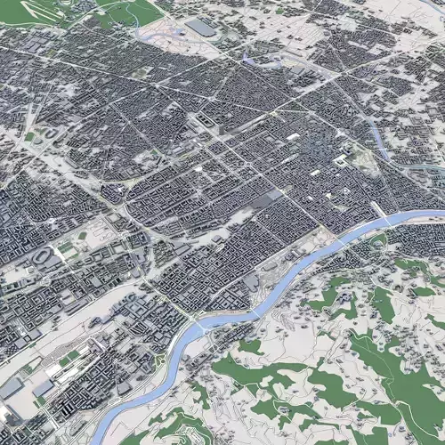 Turin City Italy 3D model