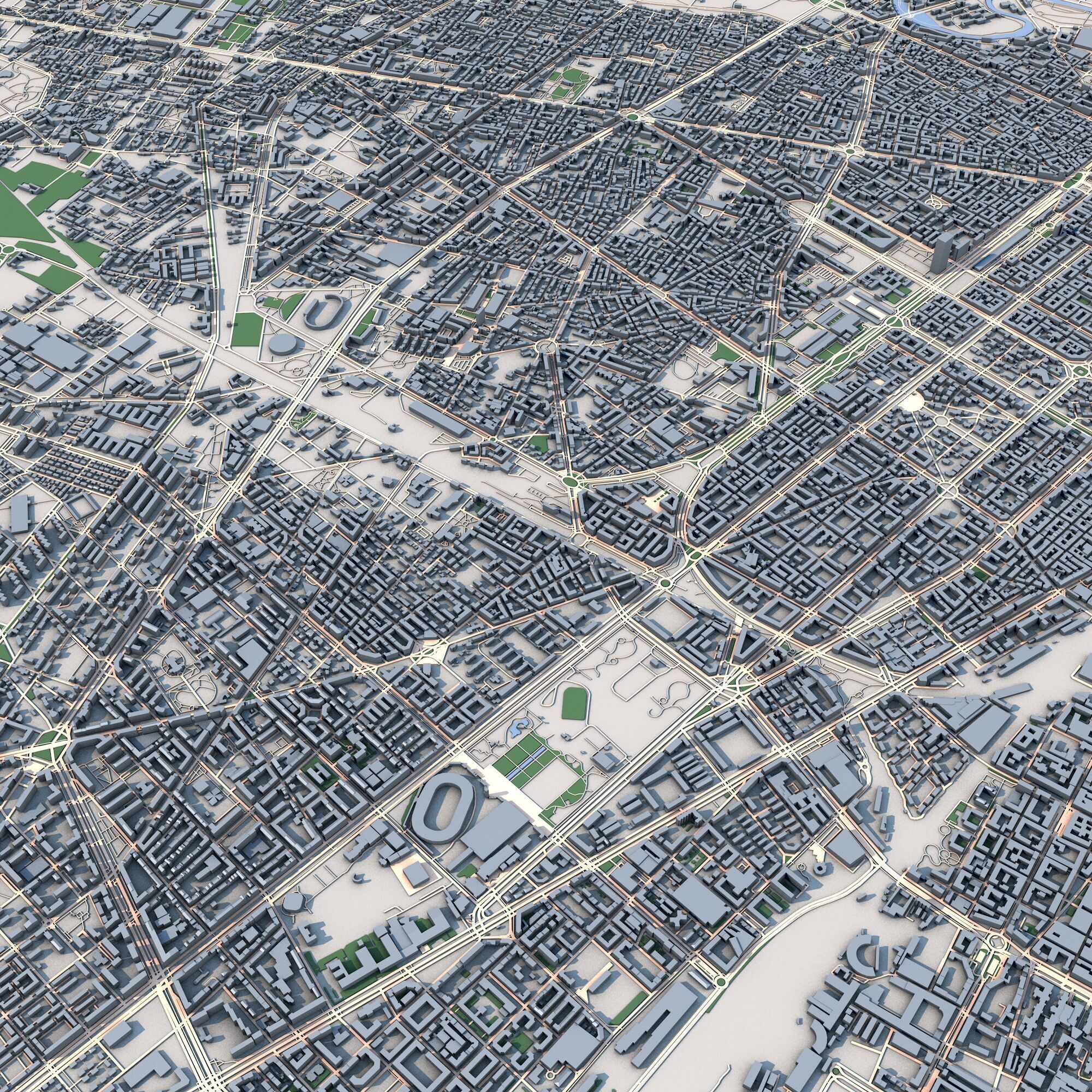 Turin City Italy 3D model_7