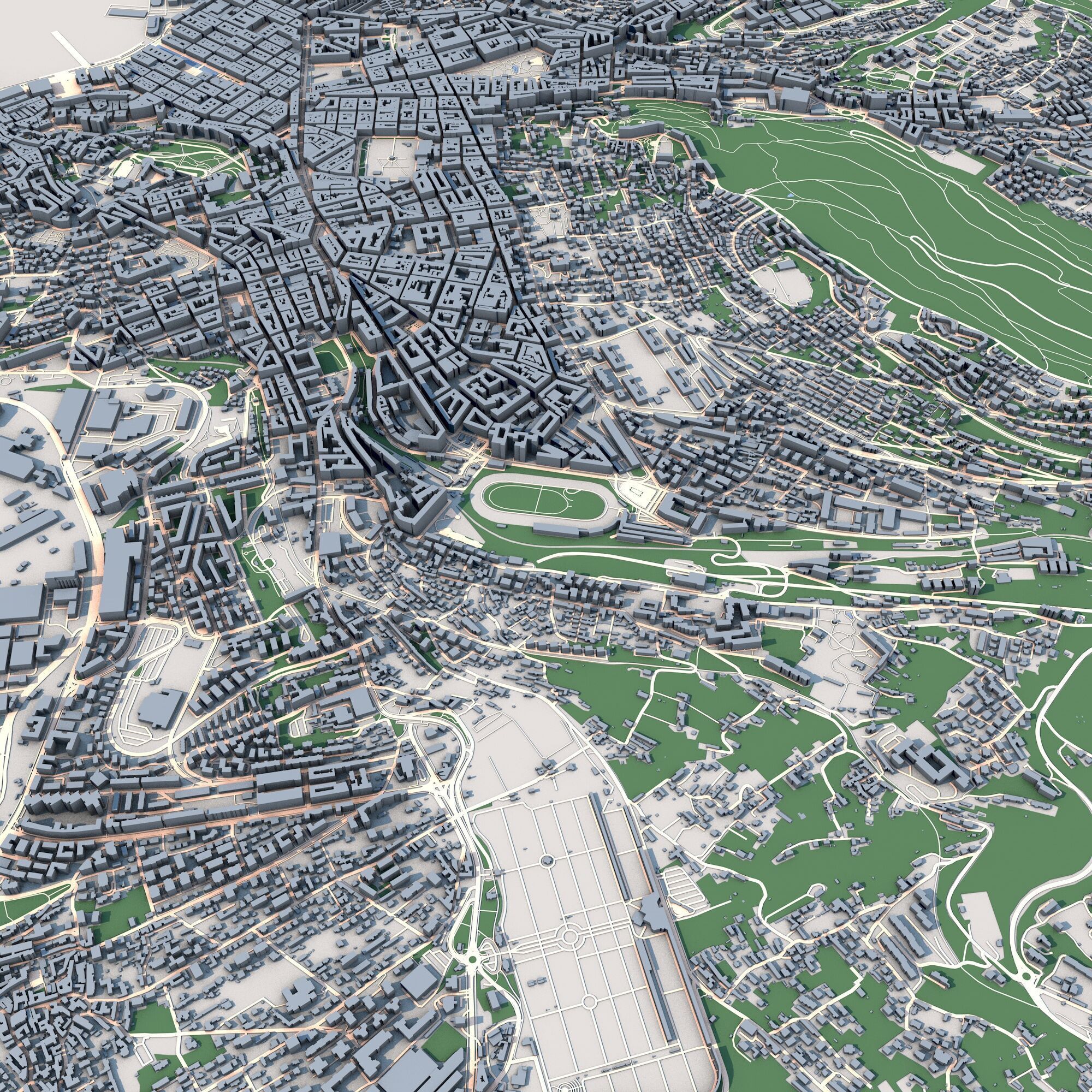 Trieste City Italy 3D model_5