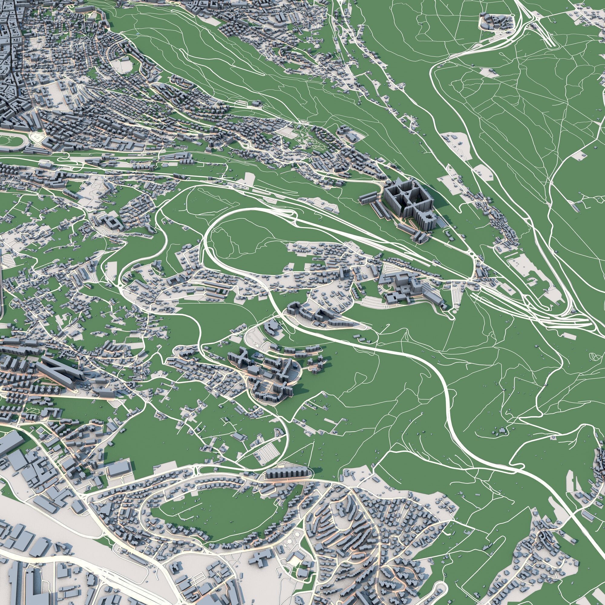 Trieste City Italy 3D model_4