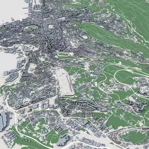 Trieste City Italy 3D model