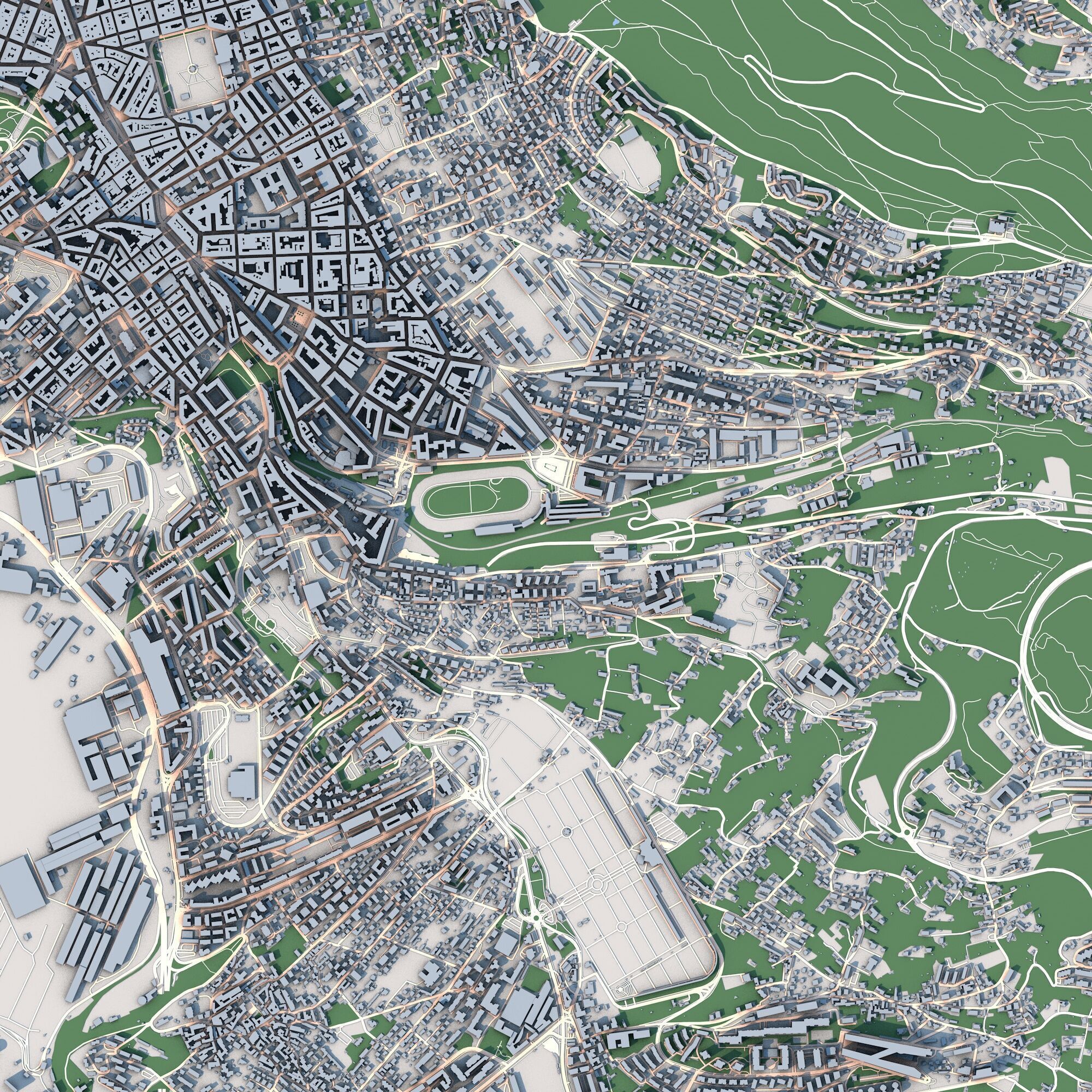 Trieste City Italy 3D model_3