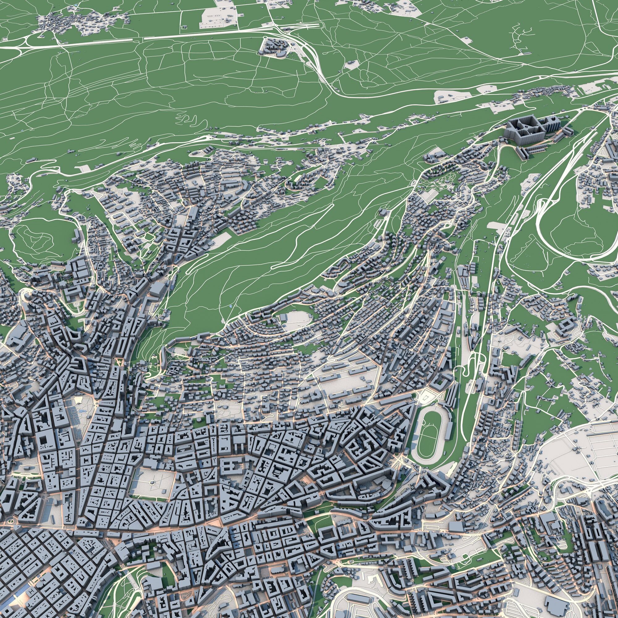 Trieste City Italy 3D model_6