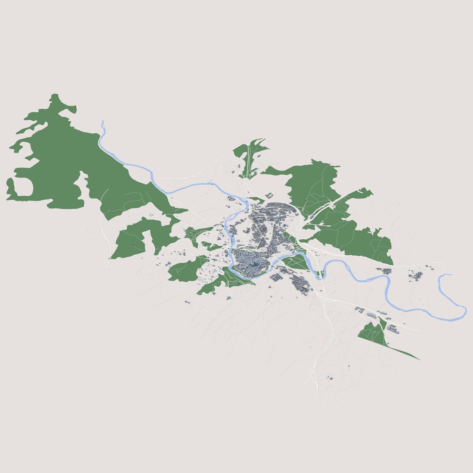 Toledo City Spain 3D model_1