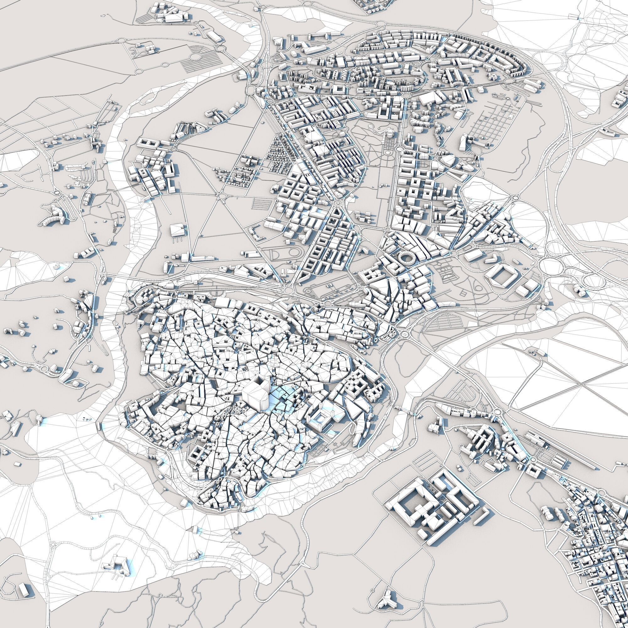 Toledo City Spain 3D model_7