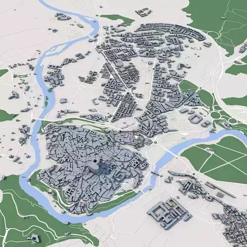 Toledo City Spain 3D model