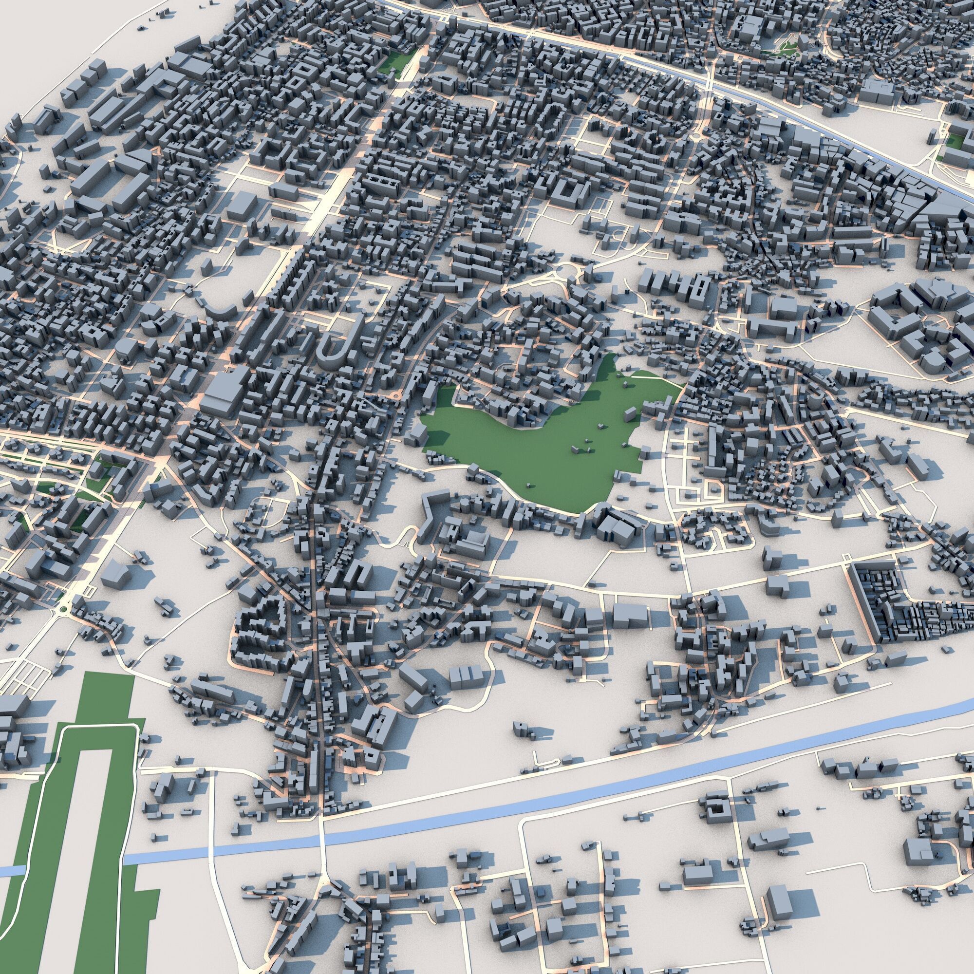 Reggio Calabria City Italy 3D model_5