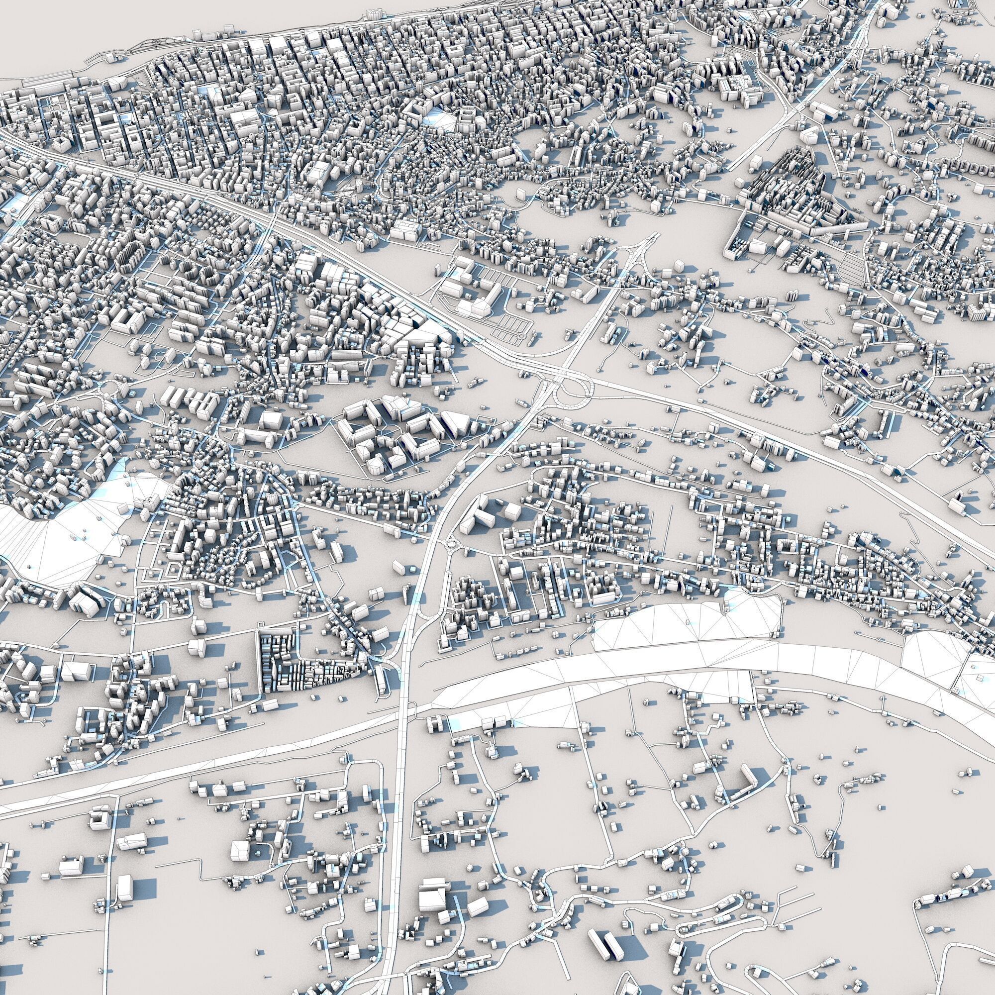 Reggio Calabria City Italy 3D model_8