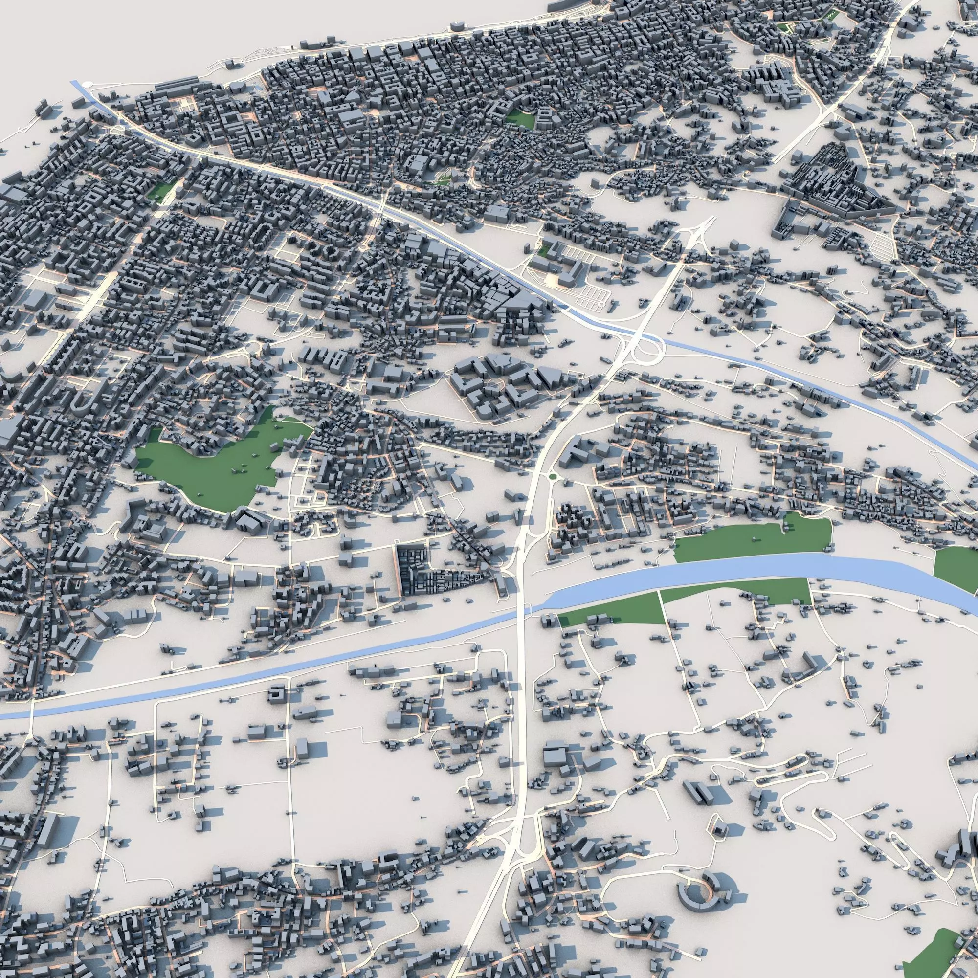 Reggio Calabria City Italy 3D model_0