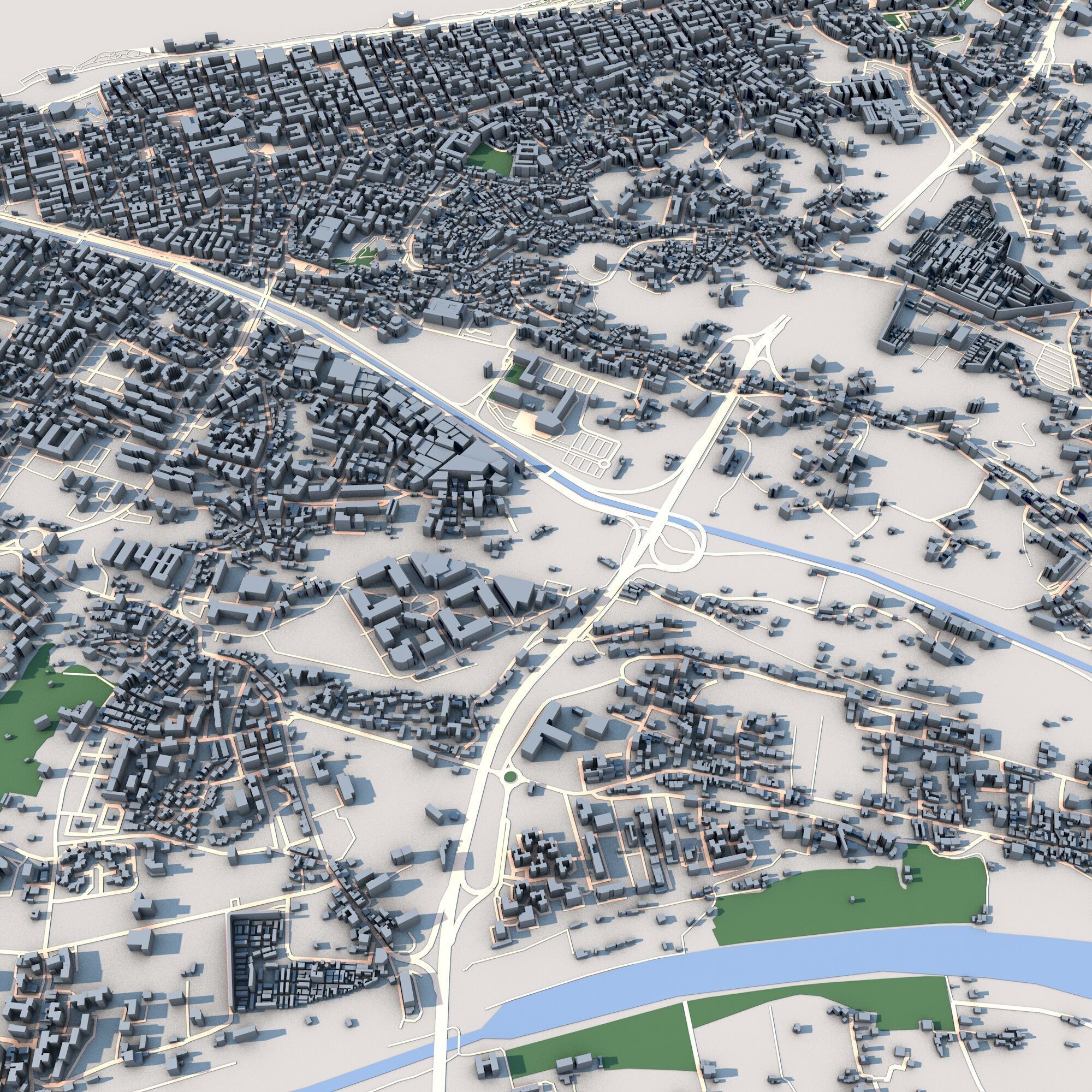 Reggio Calabria City Italy 3D model_4