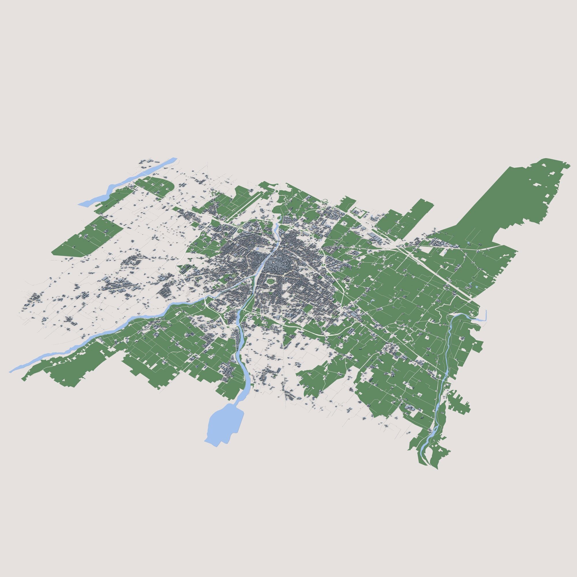 Parma City Italy 3D model_1