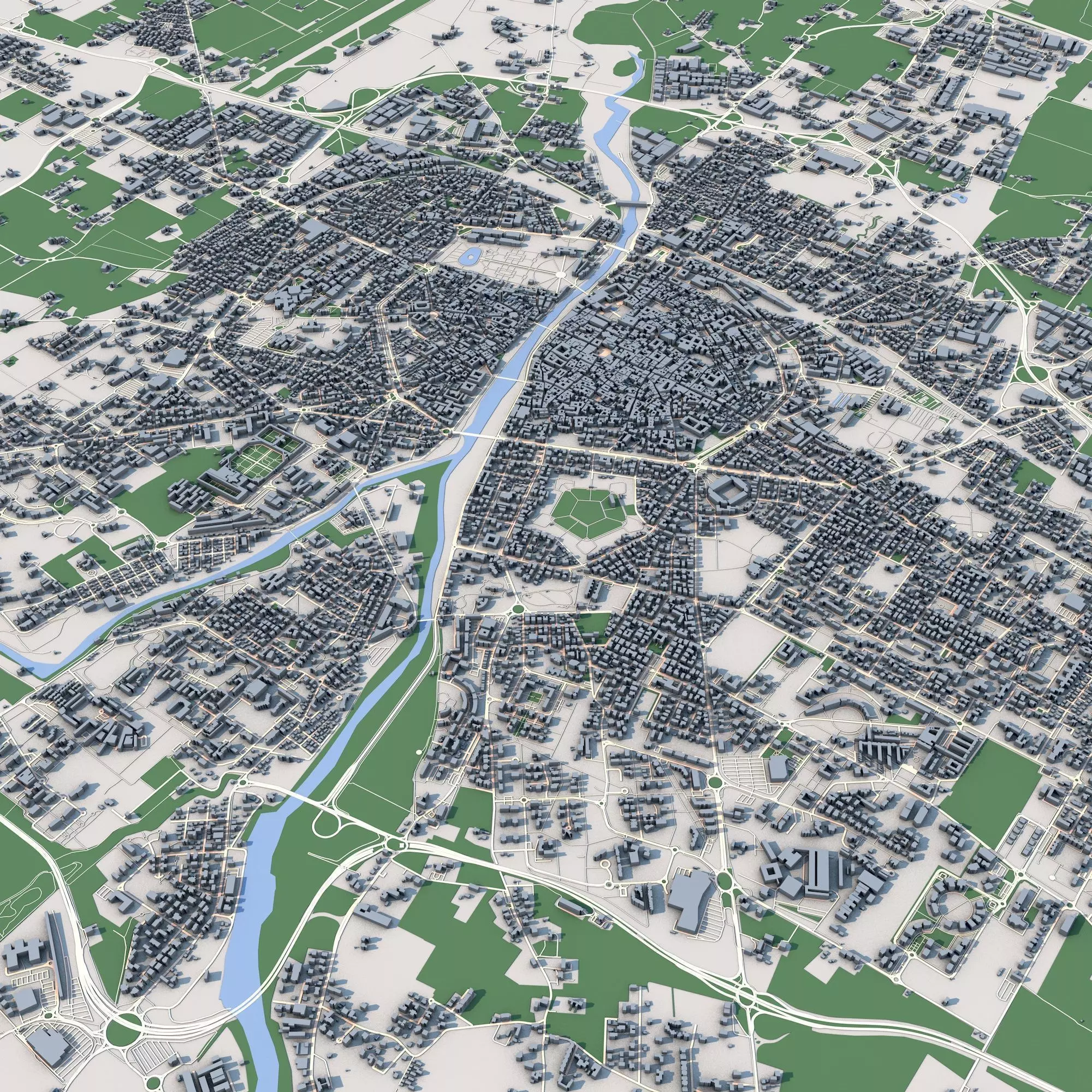 Parma City Italy 3D model_0