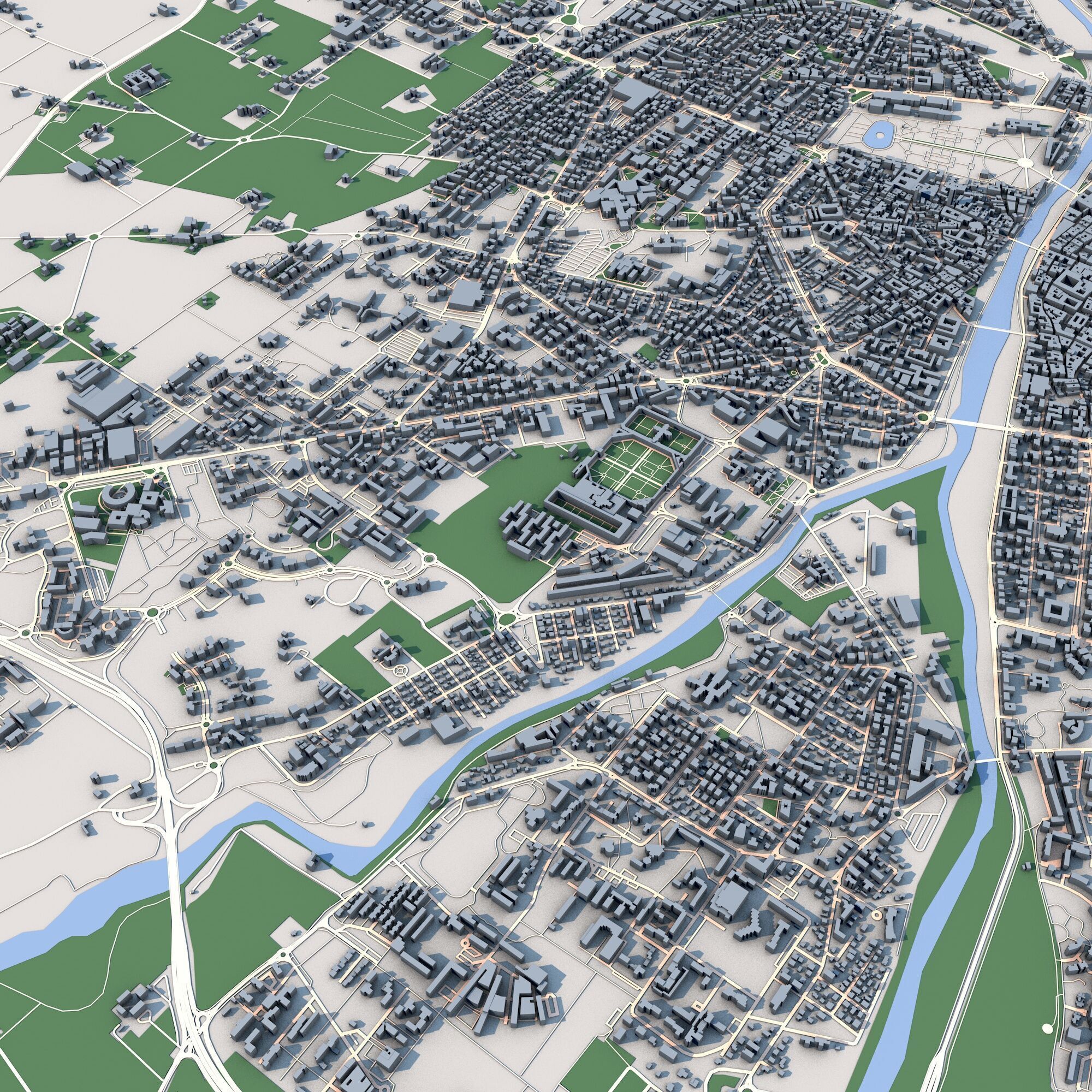 Parma City Italy 3D model_5