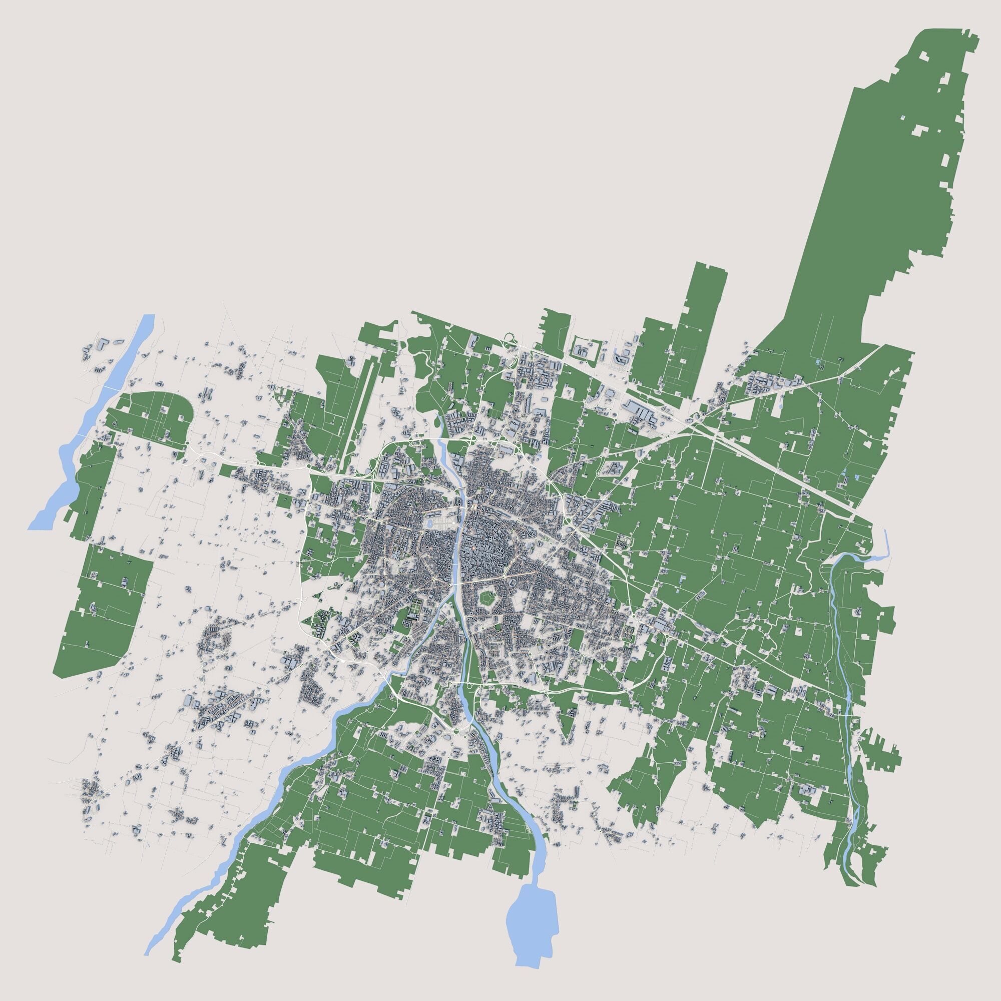 Parma City Italy 3D model_2