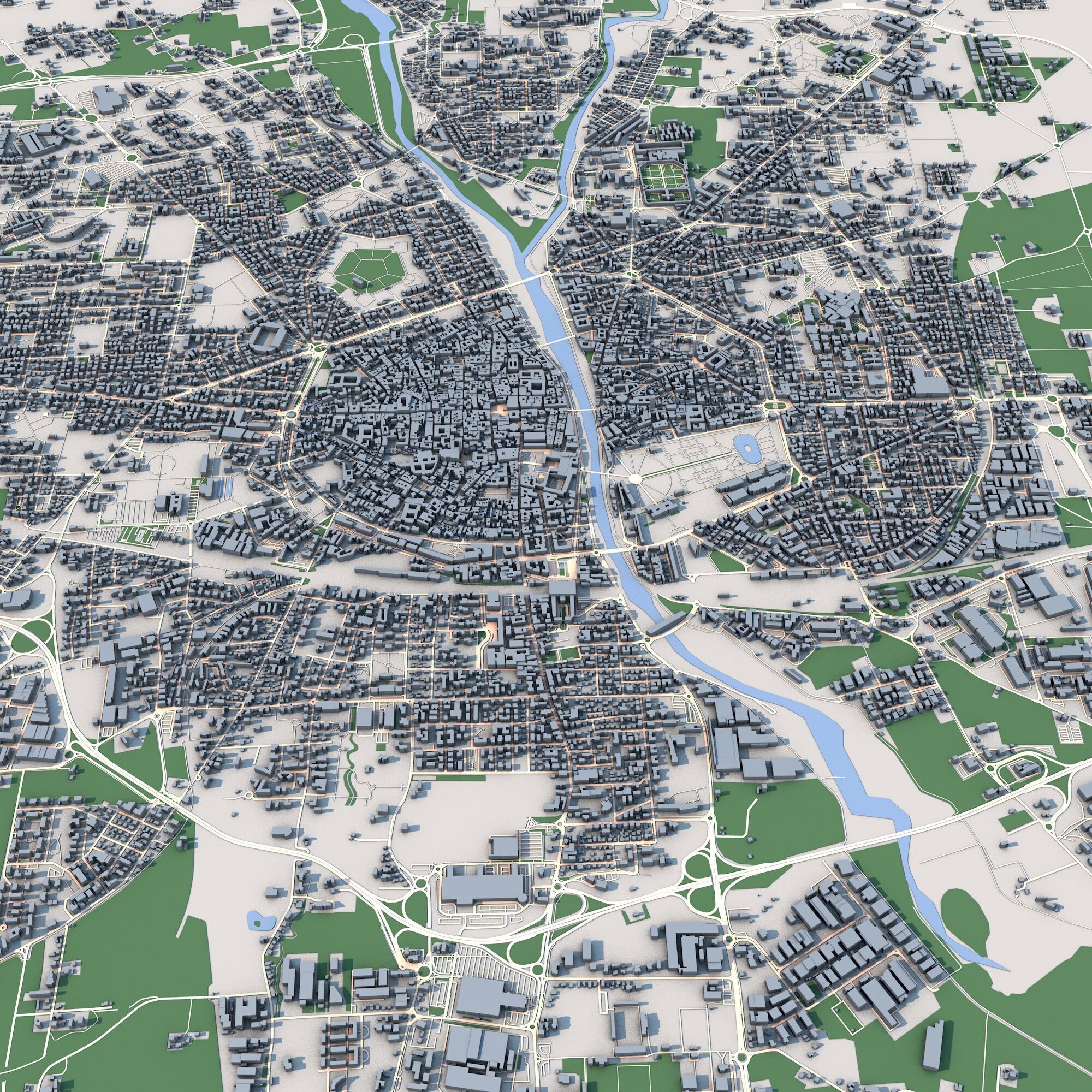 Parma City Italy 3D model_7