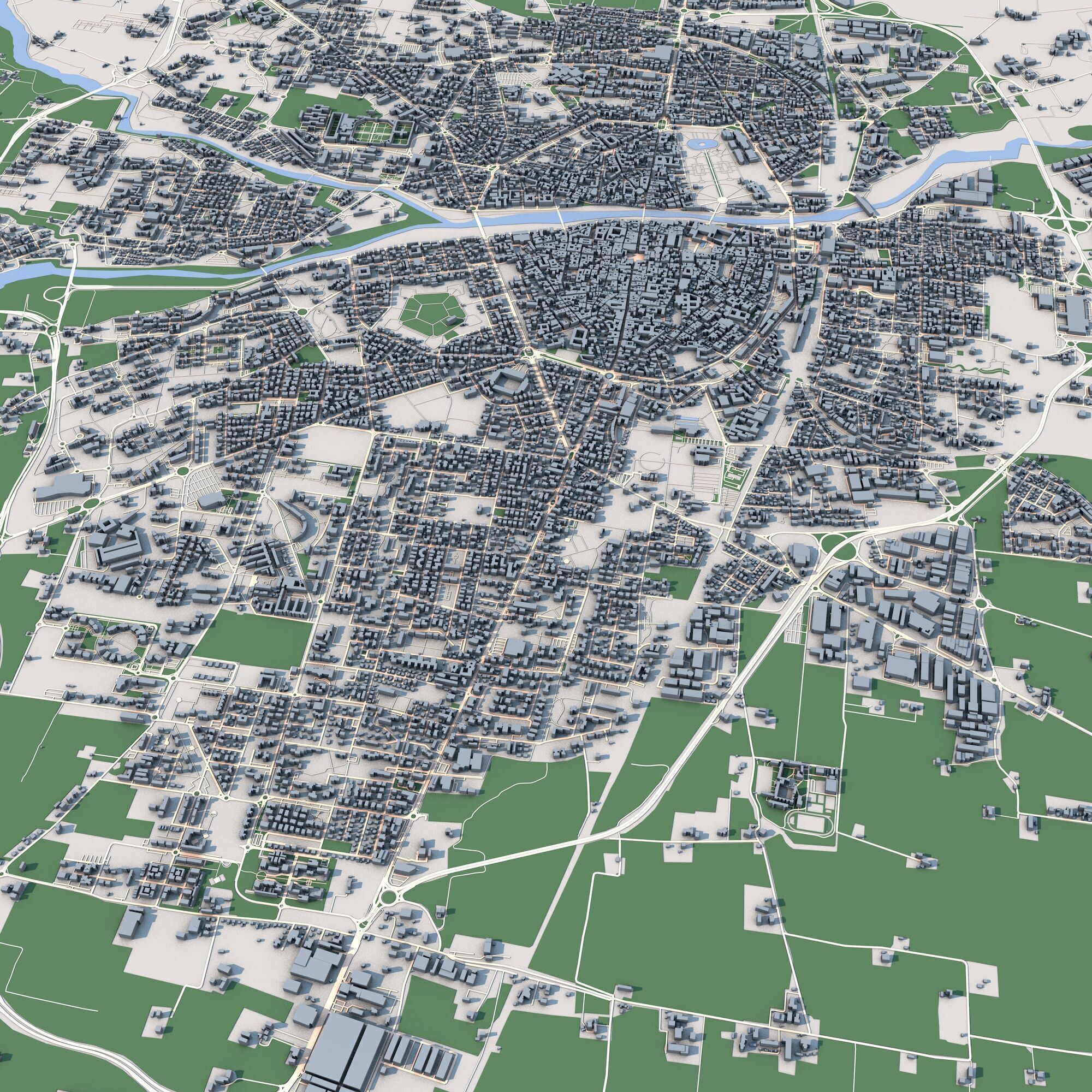Parma City Italy 3D model_6