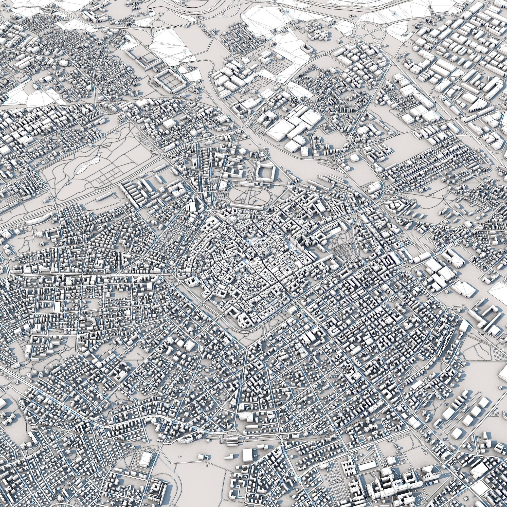 Modena City Italy 3D model_9