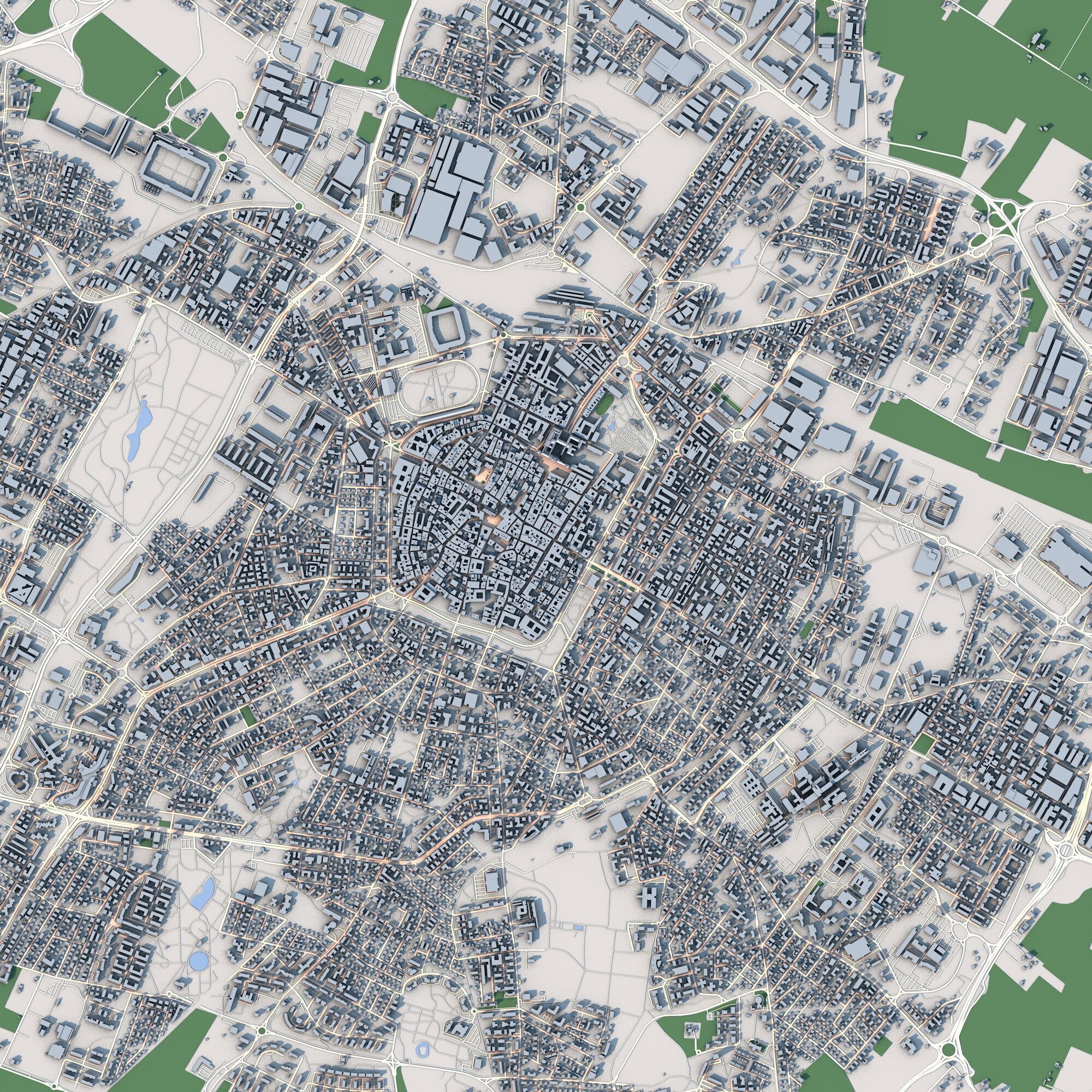 Modena City Italy 3D model_3