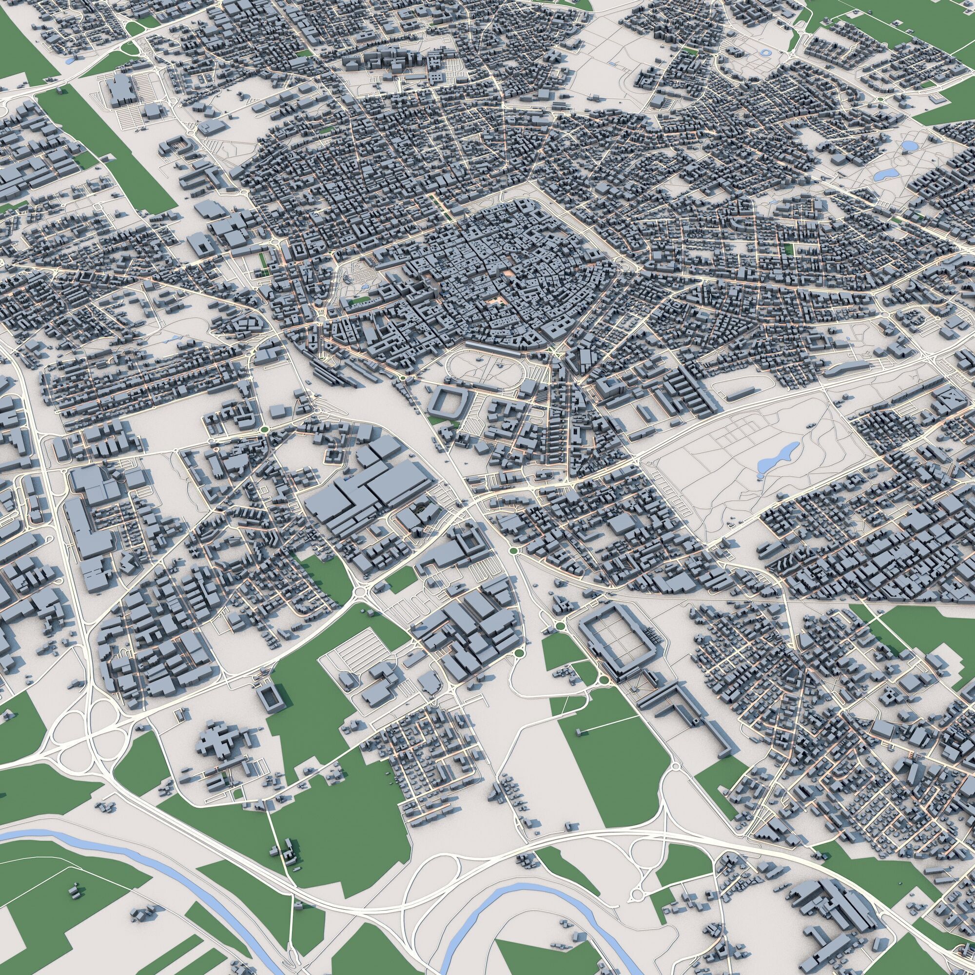 Modena City Italy 3D model_7