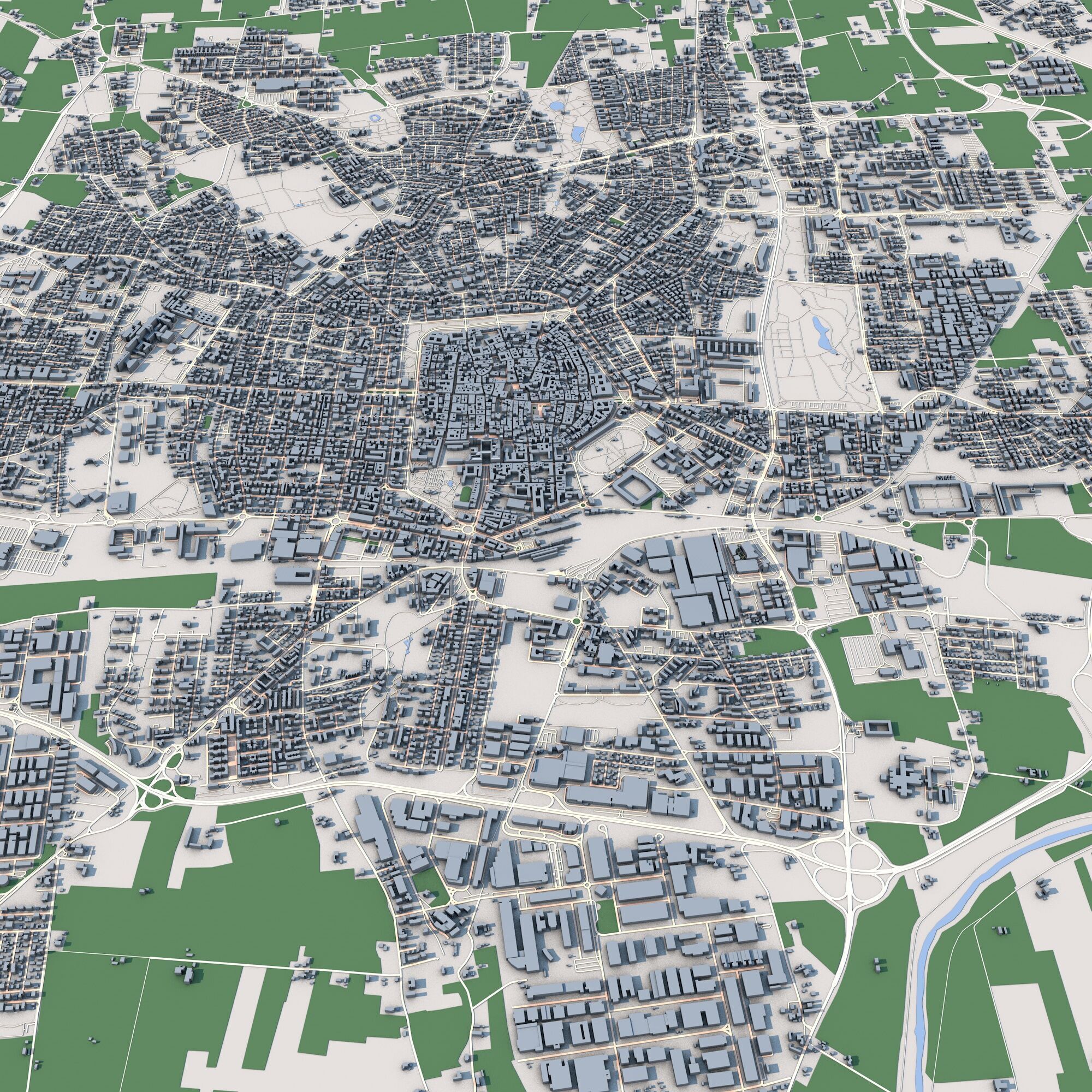 Modena City Italy 3D model_6