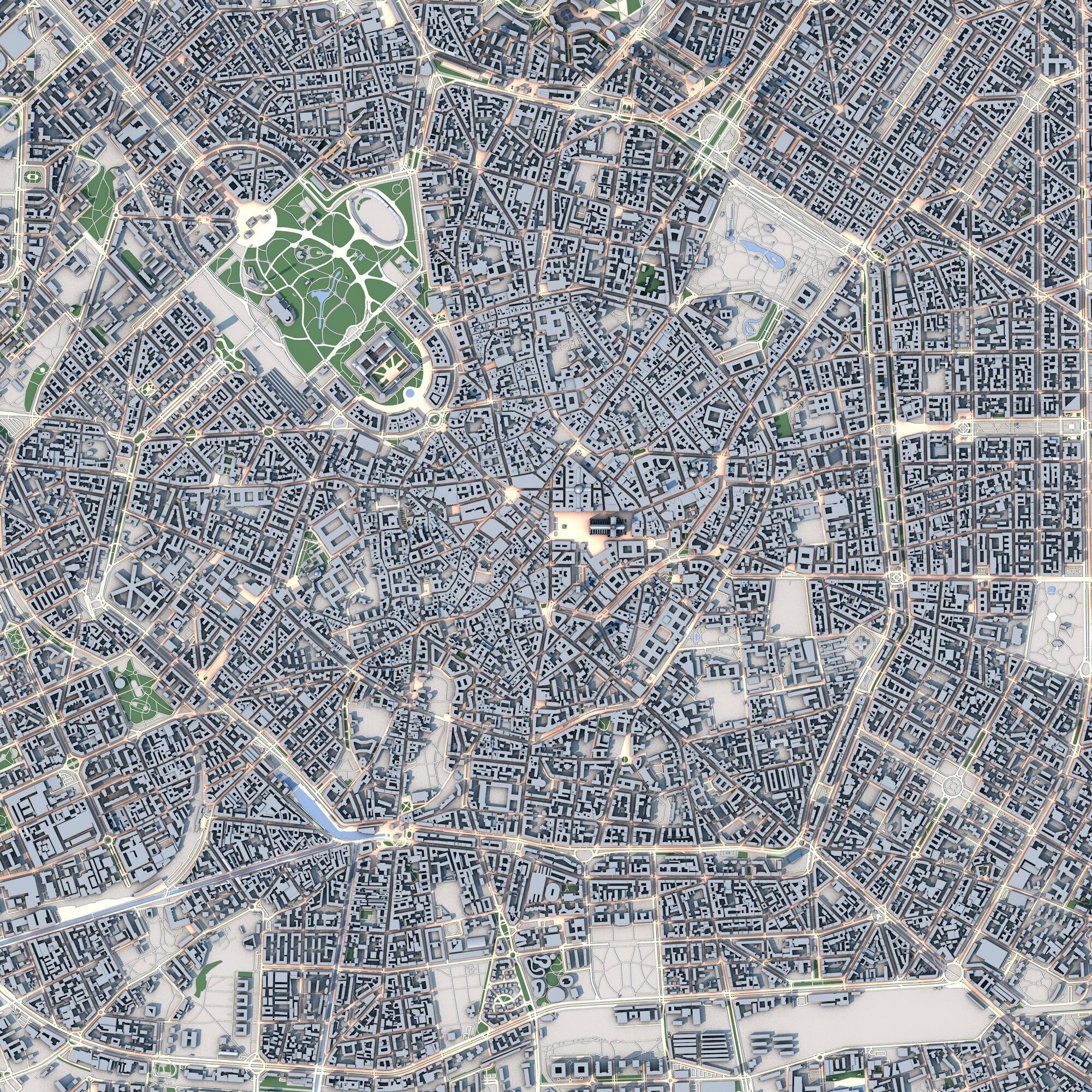 Milan City Italy 3D model_3